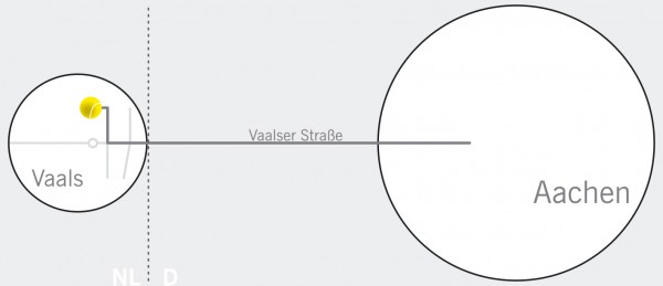 TennisHalle Vaals - Anfahrtskizze